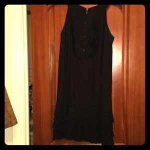 Black Ruffled Cynthia Steffe Dress